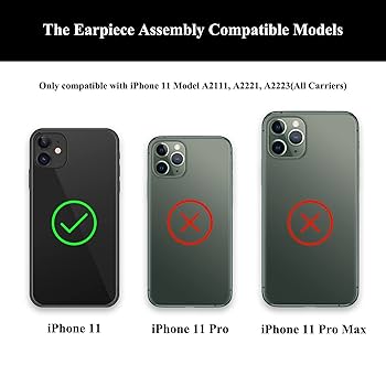 Amazon.co.jp: LOZOP iPhone 11用 イヤホンスピーカー 交換用